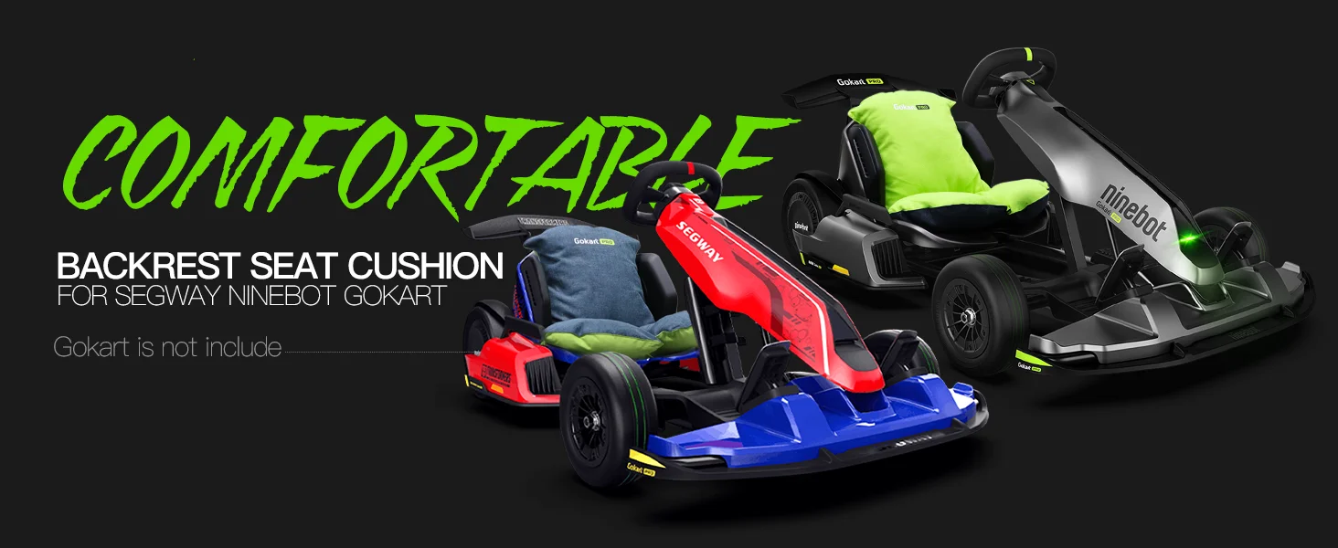 Gokart Rückenlehne Sitzkissen für Ninebot by Segway GoKart Pro Gokart und Gokart Kit Komfortable Rückenlehne Weiches Kissen Gokart Zubehör – Detail 1