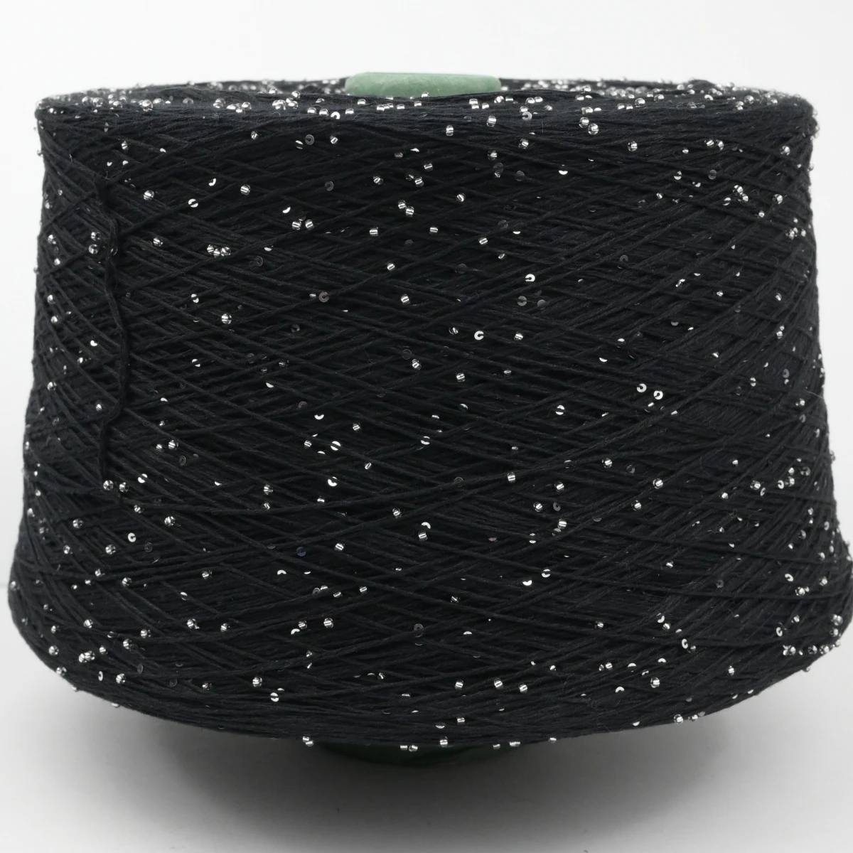  500g 2100M 2mm Sequin & Bead cotton yarn DIY Knitted decoration Hand crochet KNITTING YARN 2