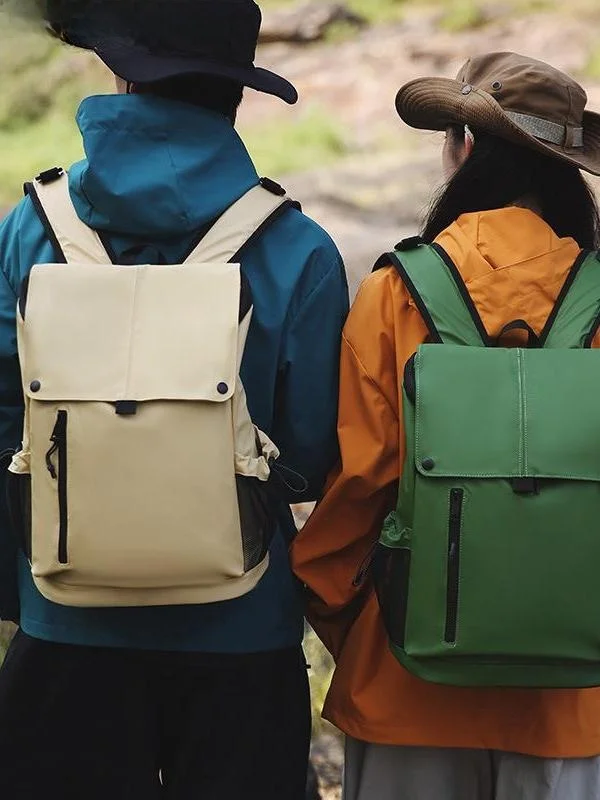 방수 대용량 더블 숄더 백팩 야외 등산 가방 가벼운 유니섹스 단기 여행 가방 (학생용)
