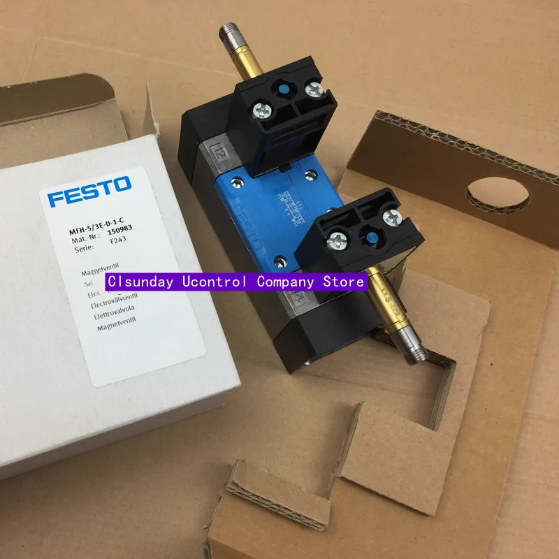 

Новинка, оригинальная лампочка электромагнитный клапан FESTO 150983/3E-D-1-C