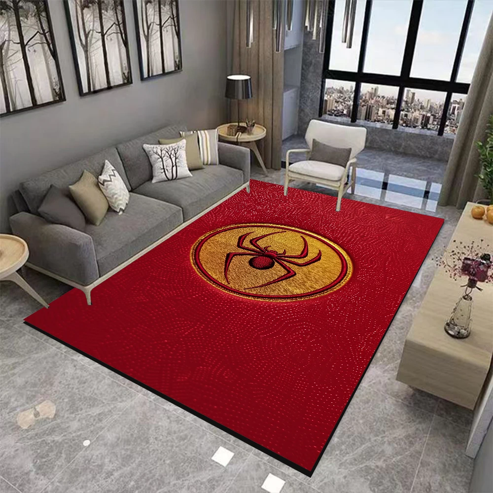 

INS American Style Spider Carpet Living Room Funny Fluffy Children Bedroom Carpets Washable Foot Mat Area Lounge Rugs Tapete 러그