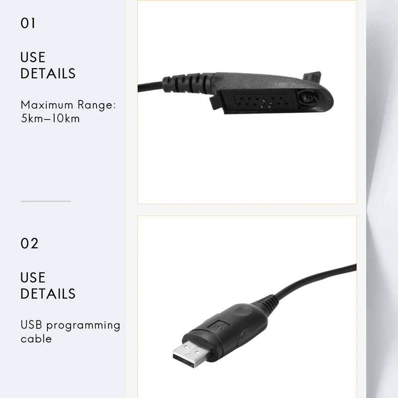 인터폰 USB 프로그래밍 케이블, PRO5150 HT750 HT1250 GP328 GP340 GP380 GP640 GP680 GP1280 GP960 PR860