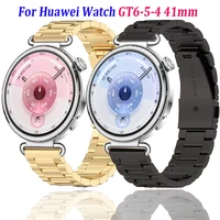 18mm Stainless Steel Strap For Huawei Watch GT6-5-4/ 5/GT5 Pro 41mm 42mm Fashion Metal Women Luxury Comfortable Correa Accessory