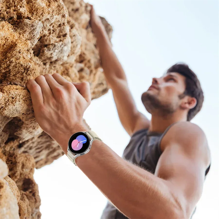 Durable Nylon Alpine Loop Strap, 20mm/22mm, for Smartwatch Bracelet Wristbands