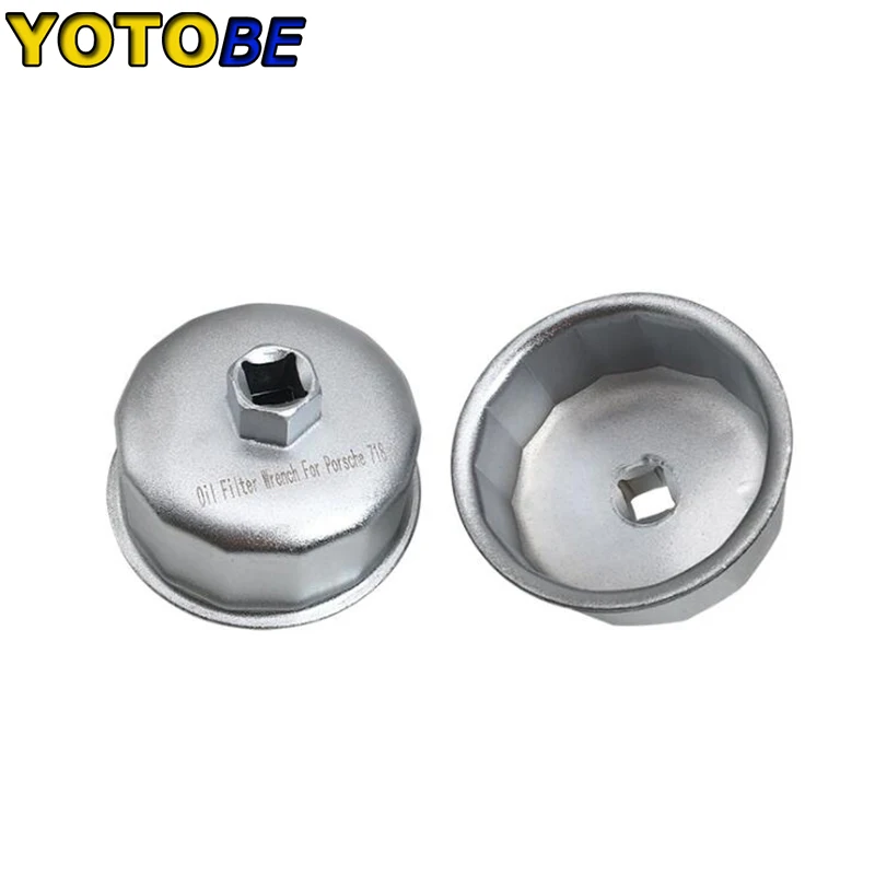 14 flauti 901 Tappo Chiave per Filtro Olio 1/2 Square Drive Filtro Olio Rimozione Strumenti Filtro Chiave a tubo Chiave Strumento Mano 64-65mm  1420