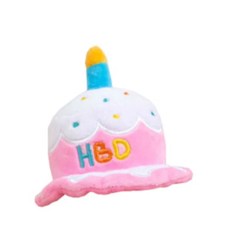 Chapeau Anniversaire pour Chiens Brodé HBD