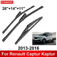 1/2/3/4/6PCS Car Wiper For Renault Captur Kaptur 2013-2016 Front Rear Wiper Blades Brushes Auto Accessories 2013 2014 2015 2016 1
