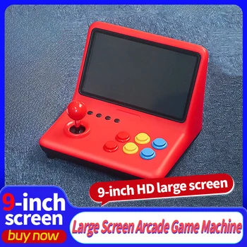 Console di gioco arcade A12 da 9 pollici IPS con grande schermo con 5000 giochi Doppio joystick Desktop GBA Piccola console per gli appassionati di giochi