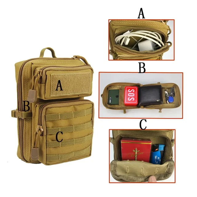 다기능 전술 파우치 홀스터는 다양한 용도로 사용할 수 있는 가방입니다.