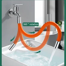 

Faucet Extension Extender 360°Flexible Swivel Faucet Rotatable Free Bending Splash-proof Universal Nozzle For Bathroom Kitchen