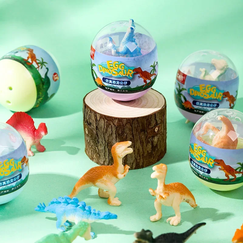10Pc Simulated Dinosaur Model Surprise Capsule Egg Toys for Kids Birthday Party Favors Pinata Filler Kindergarten Gift Treat Bag