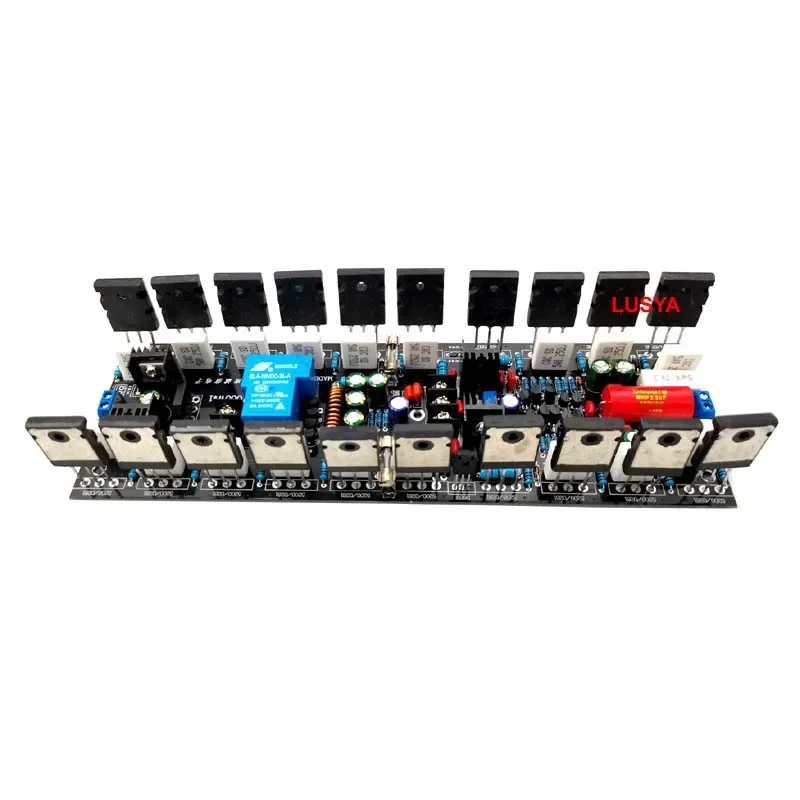 Lusya Upgraded Version Original Toshiba 1000W Tube 5200 1943 2SC5200 + 2SA1943 DC 20-90V HiFi Power Amplifier Board