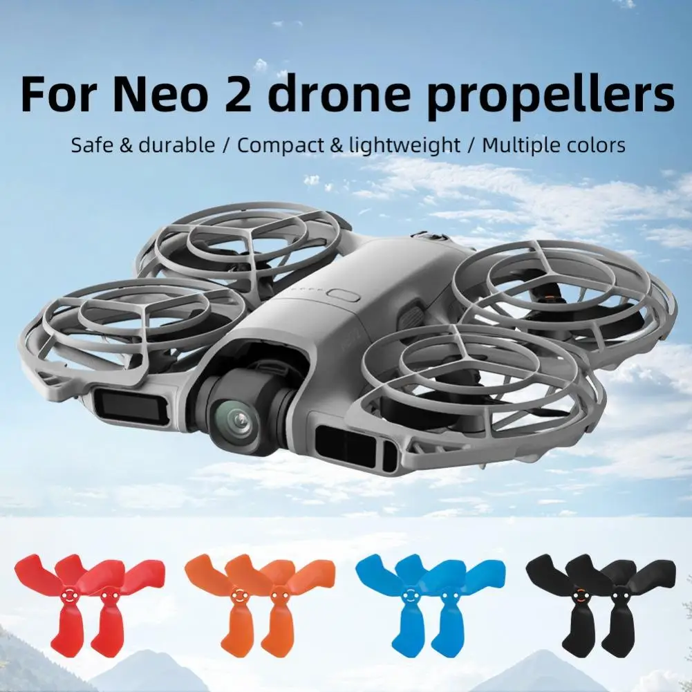Hélice DJI Neo 2 installée sur un drone, prête pour le vol