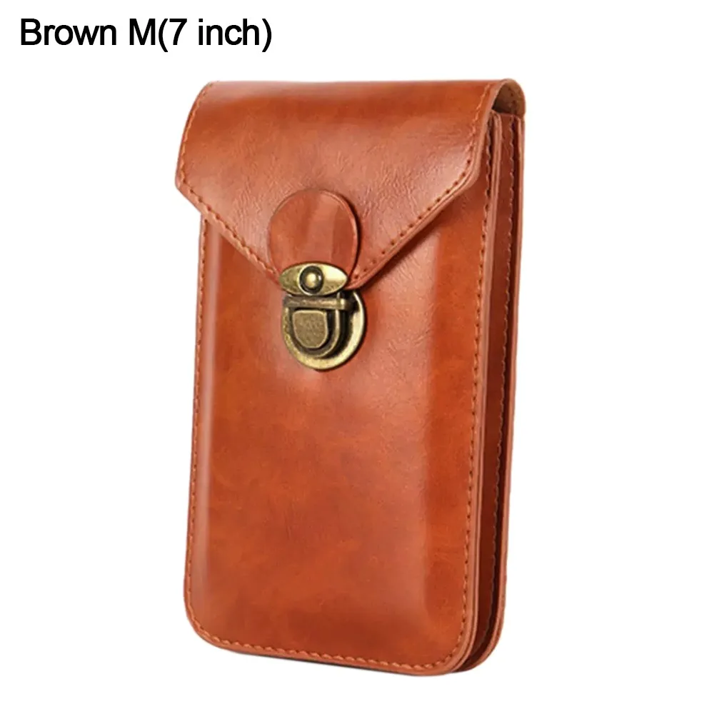 Universal Waterproof Fashion Leather Waist Pouch