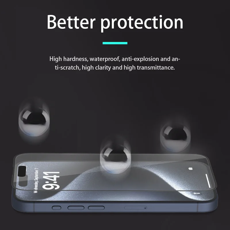 Smart Phone Front Screen Outer Glass Touch Panel Cover Repair For iPhone X XR XS Max 11 12 13 14 15 Pro Max 1Pcs