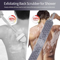 3pcs/set Body Scrubber Set Back Scrubber Bath Glove Shower Brush Exfoliating Scrub Sponge Loofah Dead Skin Removal Bathing Tools 2
