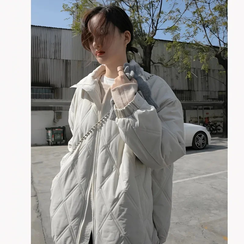 Early Spring Thin Model Ringer Cotton Suit Coat Female 2023 Loose Show Thin Everything With Students Original Style Female Coat
