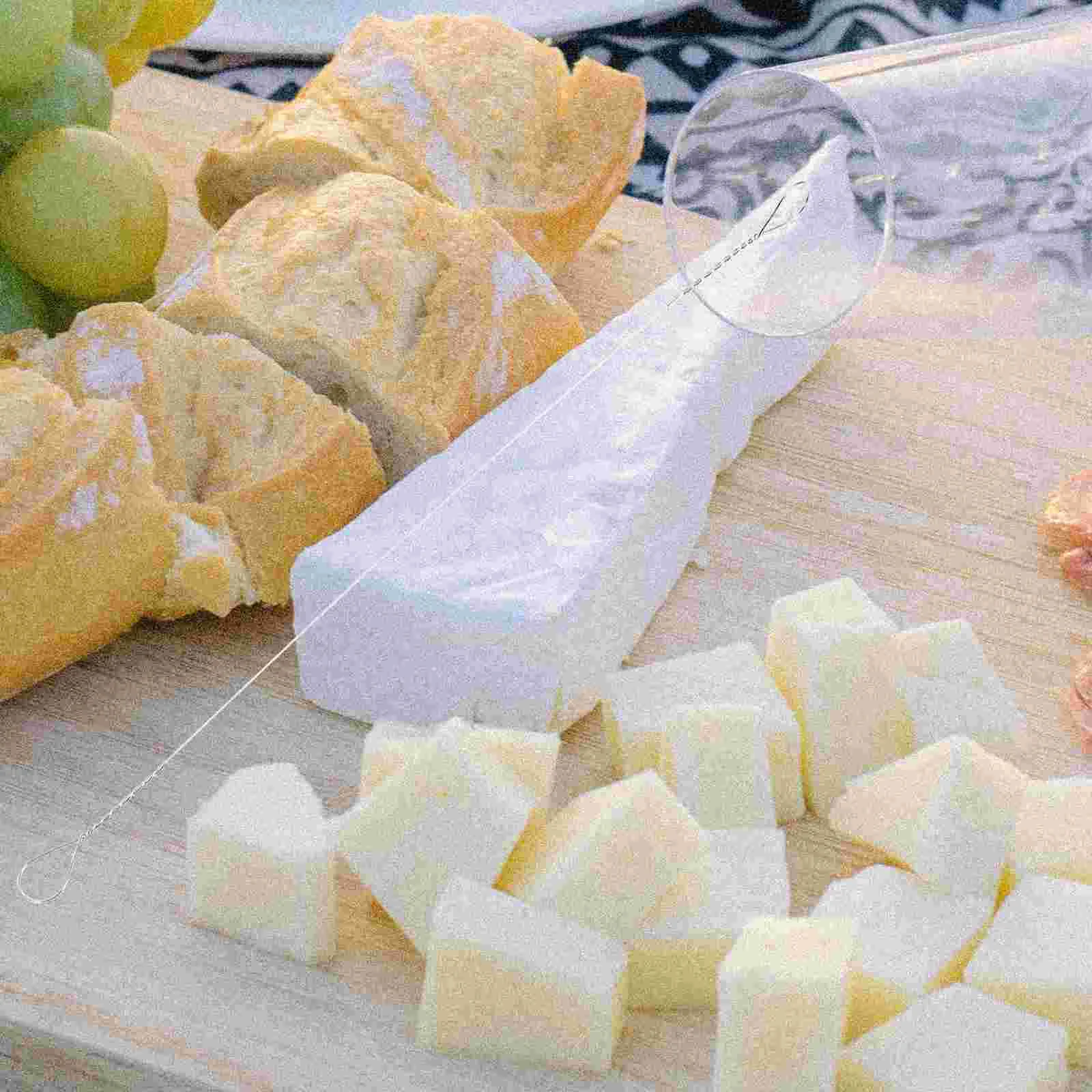 Server Cheese Wire Stainless Steel Slicer Handheld Replacement Cutting Metal Food cheese knives set