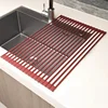 Silicone Roll-Up Dish Drying Rack 1