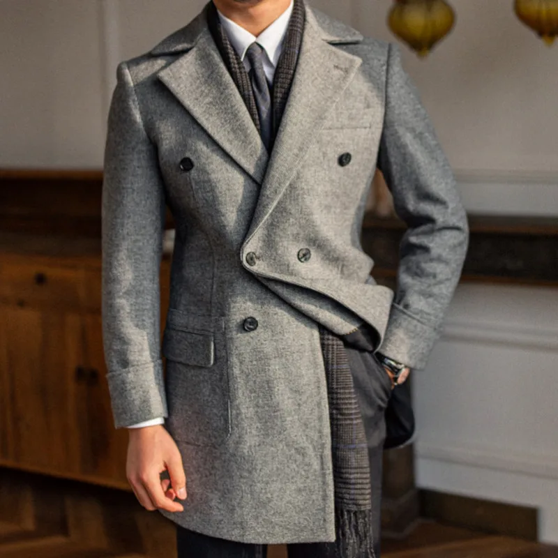 Pea Coat Men's Wool Coats Jackets Men's Pea Coat – Grenfell