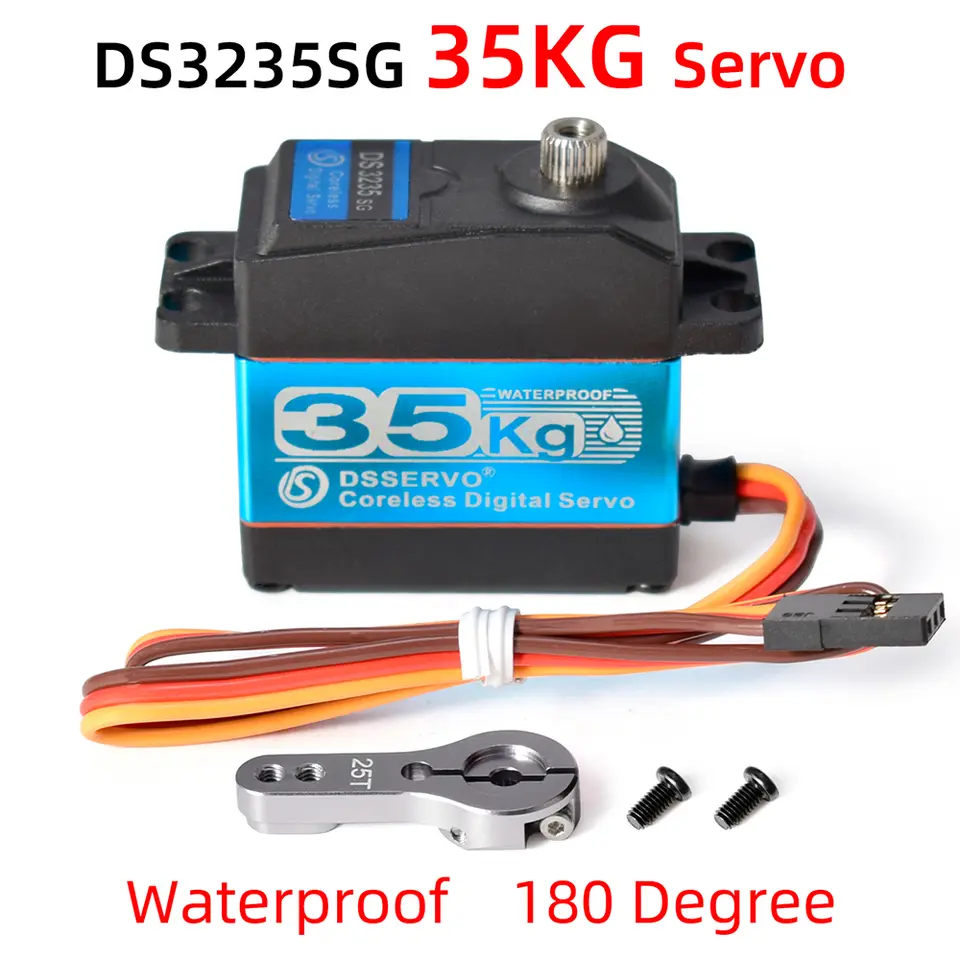 Dsservo Waterproof RC Servo DS3218 20KG DS3225 25KG DS3235 35KG 180/270 Degree for 1/8 1/10 1/12 RC Car Metal Gear Digital Servo image 7