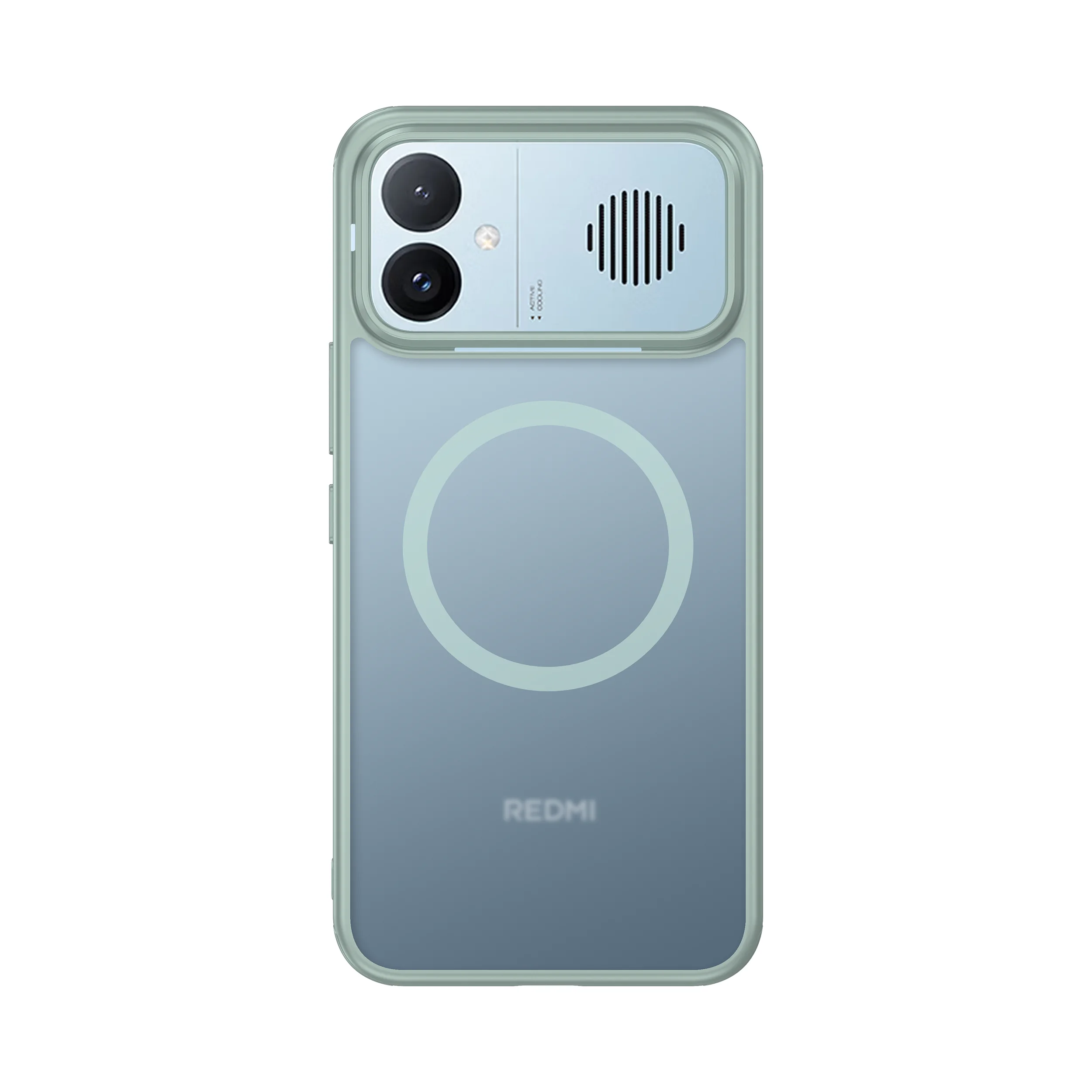 Magnetic Translucent Matte Shockproof Back Cover Case