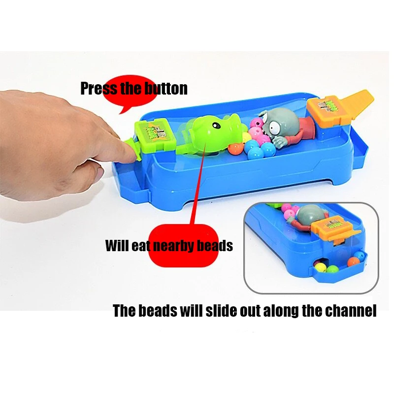 Interactive Children's Christmas Gift: Double Pea Shooter Fun with Zombies