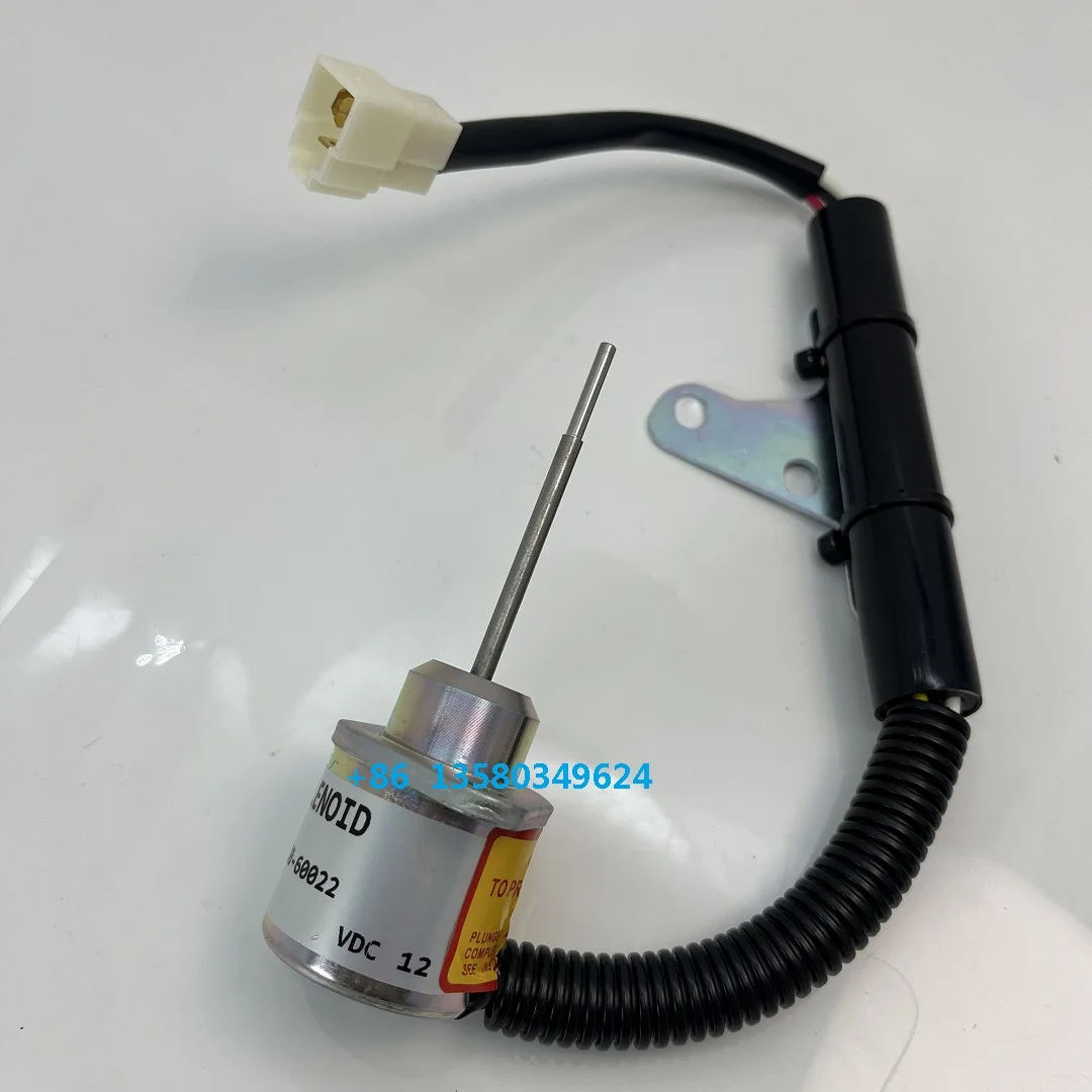 

12V электромагнитный клапан пламени 1G820-60022 для экскаватора Kubota, запчасти для дизельного двигателя