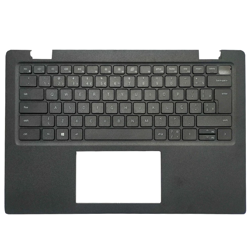 Teclado com Palmrest Upper Cover Case Dell Latitude 3420 E3420 Espanhol Eua Latim Russo Brasil Reino Unido Novo - Imagem 4