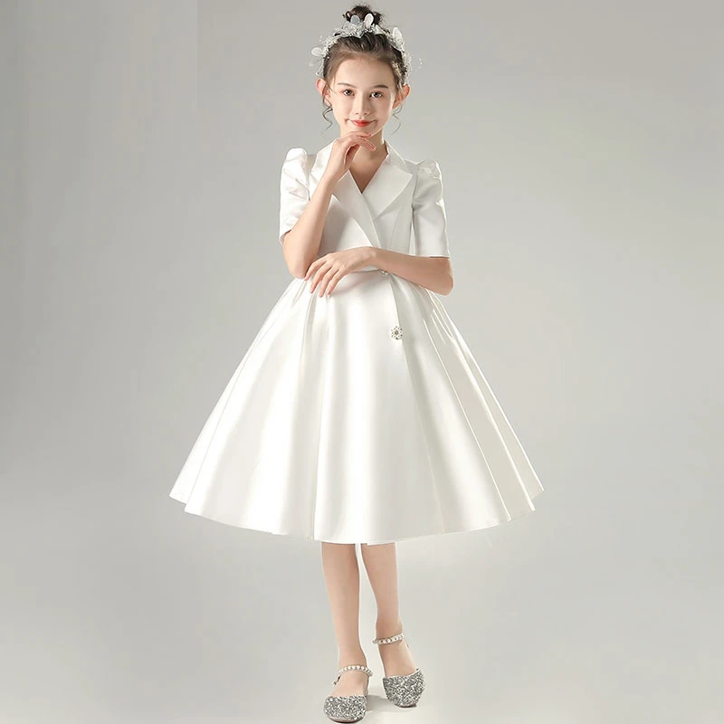 

Flower Girl Dresses Wedding Little Children's Vocal Chorus Piano Performance Host Evening Princess Skirt Gowns