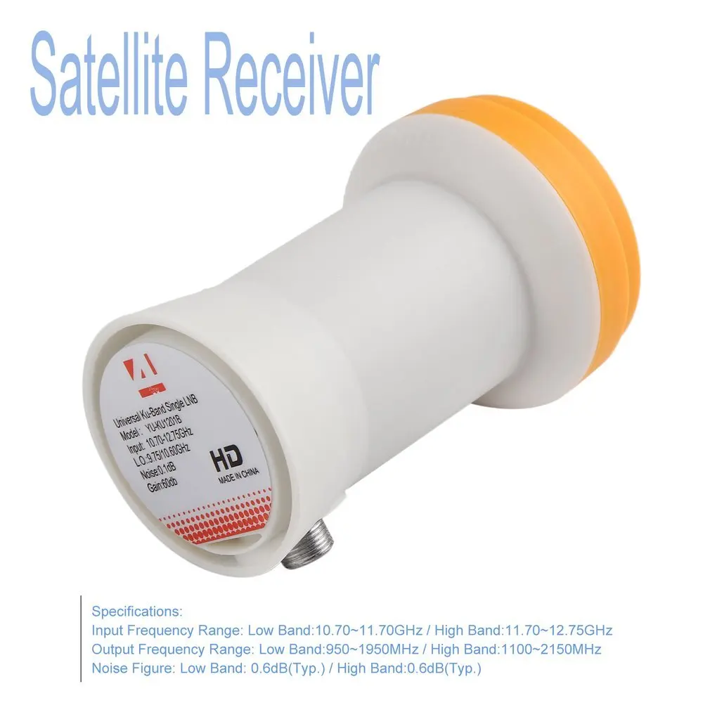 

Universal Full HD Digital KU LNB Satellite Receiver High Band Low Band Ku-Band Single LNBF 9.75/10.6KU Dual Output