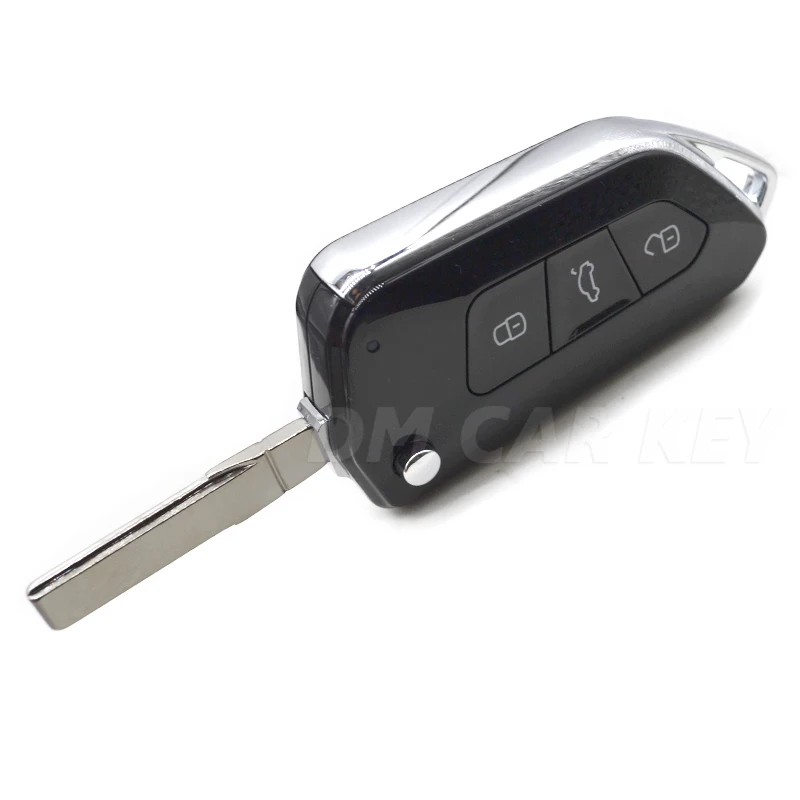 DMKEY Modified Flip Car Key Shell For VW Polo Tiguan