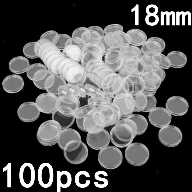 Capsules Coin Holders Set Storage Ceremony Transparent Clear Commemorative Container Display Gifts Medal Money