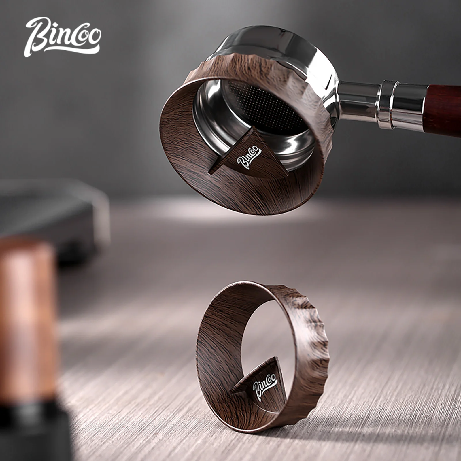 Bincoo Magnetic Coffee Dosing Ring 51mm 58mm Compatible with Espresso Portafilter Dosing Rings, Italian Home Barista Accessories