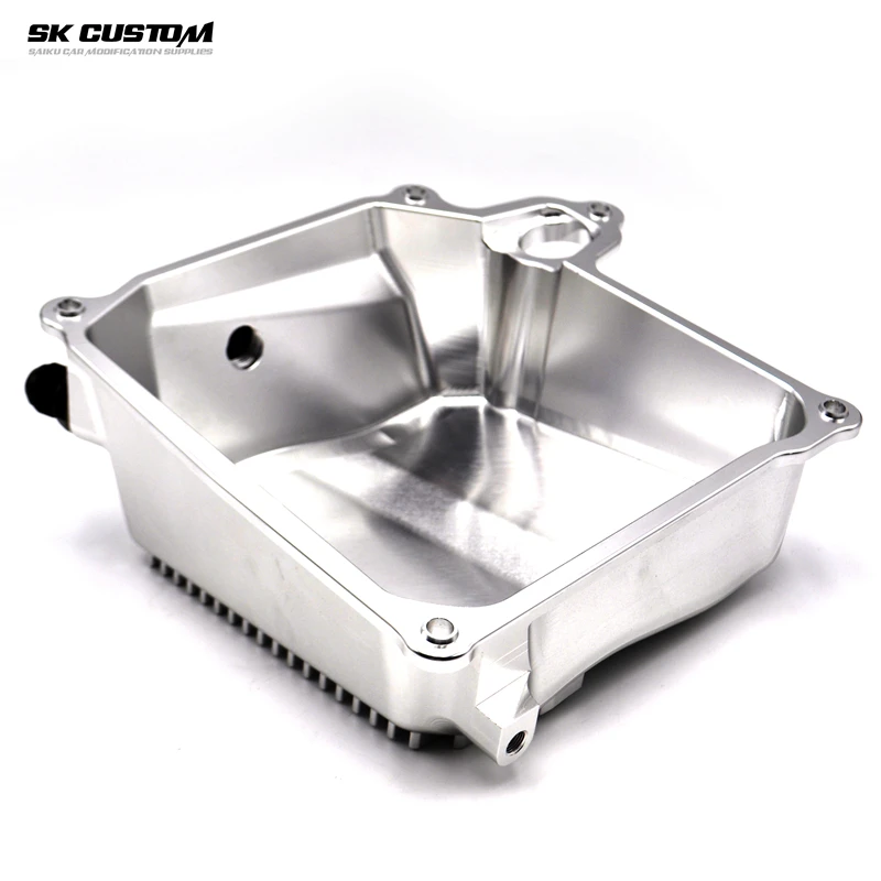 SK Transmission Oil Pan For Volkswagen Audi Golf MK5 MK6 DSG 6 Speed Gearbox All Aluminum Alloy Oil Pan DQ250 02E325201D