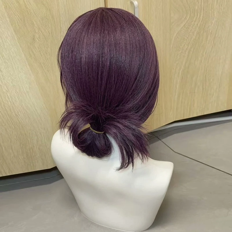 Chainsaw Man Reze Cosplay Wig Synthetic Short Straight Wig Anime Coser Cute Girl Heat Resistant Fiber High Quality Wig Halloween 4