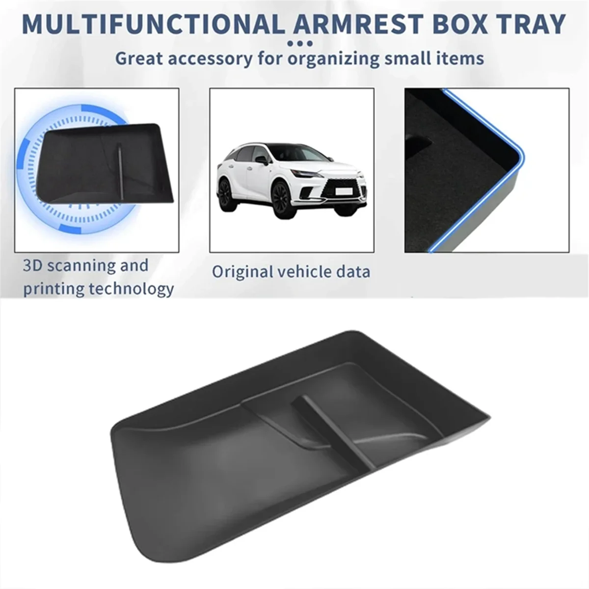 Center Console Dash Tray Dashboard Organizer Storage Box For Lexus RX RX350 Rx350h Rx450h Rx500h