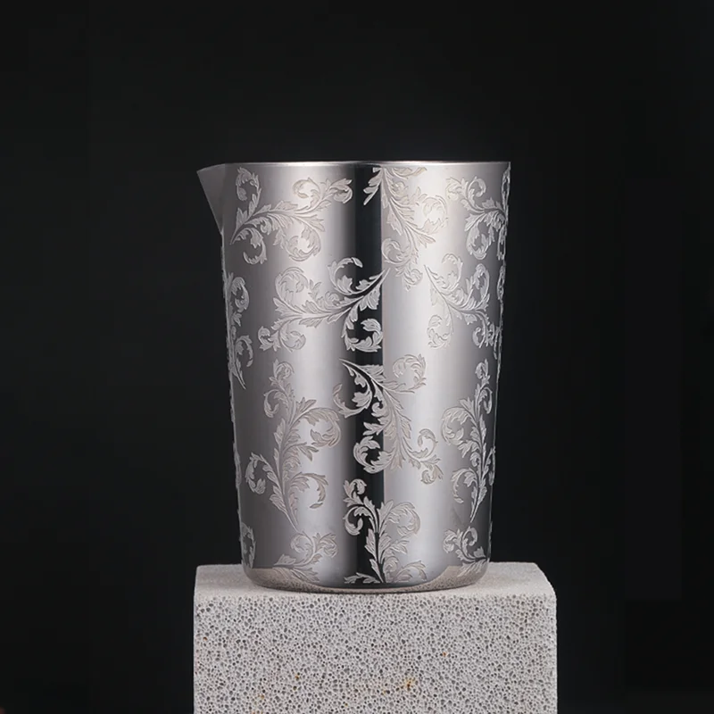 Cocktail mixing glass Stirring Tin Stainless Steel Mixing Glass Bar Accessories Cocktail Mixing Glass Bartender Beaker Bar Tool