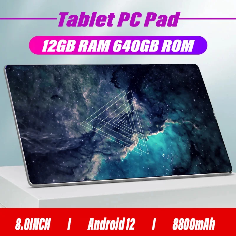 Женский планшет Android 4G LTE ноутбук планшетофон Google Play с двумя SIM-картами 12 Гб 640 8800