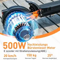 JOYOR T6E Pro trottinette électrique pliable de 10 pouces avec batterie 48V 26Ah, 20 km/h, autonomie de 90 km 2