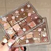 DIKALU Evening Cherry Dance Eyeshadow Tray 20 Color Large Plate Pearl Matte Bright Milk Tea Color Affordable Spring 6