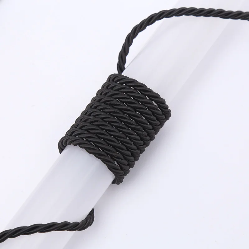 Polyester Rope 10 Meters/Lot 3/4/5mm 3 Strands Polyester Rope For Costume Jewelry Gift Box Decoration DIY Handmade Home Textile Decoration