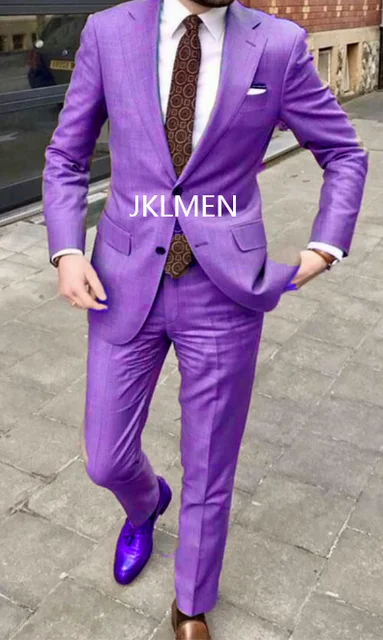 Stylish Men's Casual 2 Piece Suit for Weddings Groomsmen and Prom - Image 4