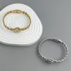 New four-leaf clover white shell stainless steel gold-plated bracelet 18K, high quality waterproof couple bracelet, wife gift 4