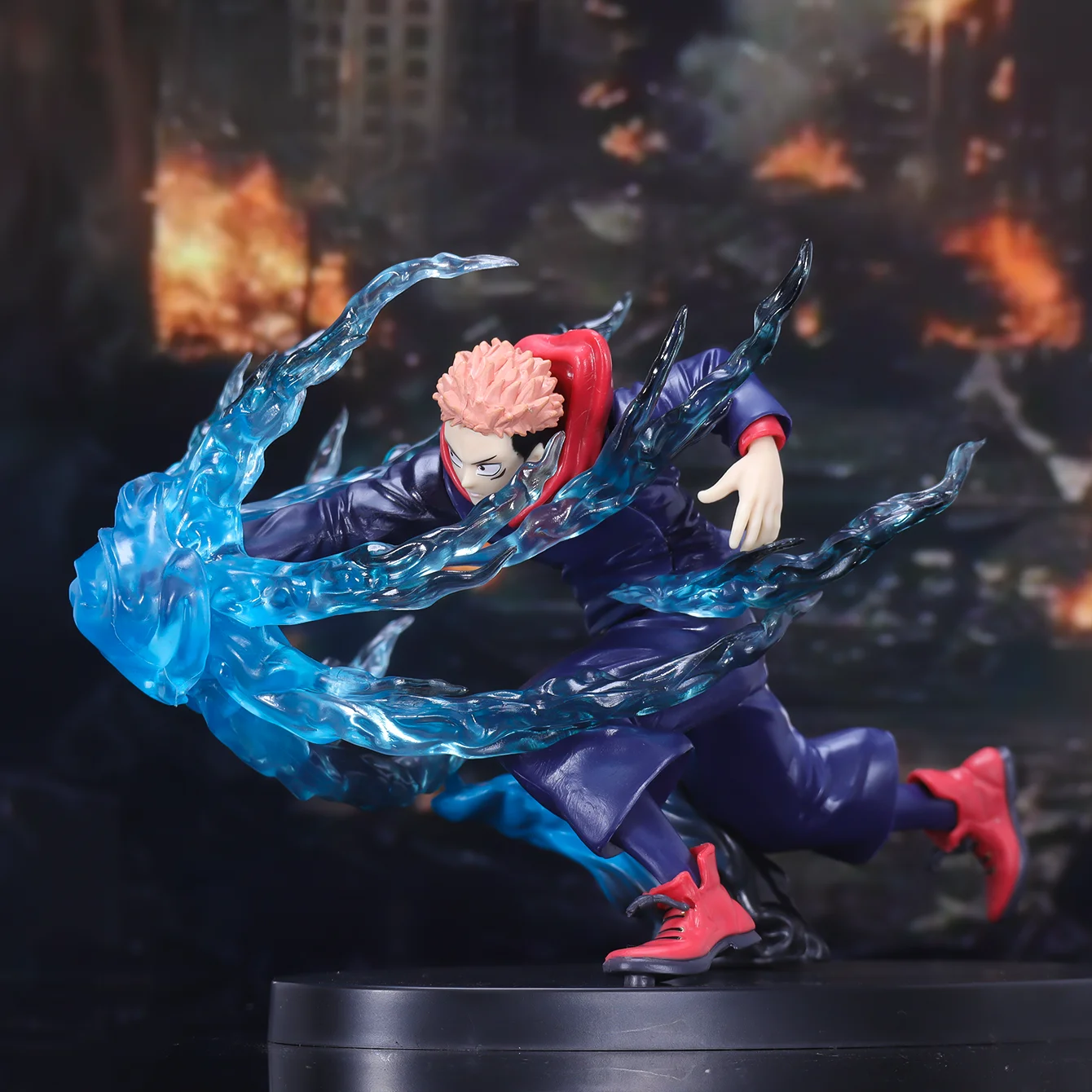 Hot-Blooded Anime Character Statue - Premium Collectible Desktop Ornament & Gift