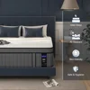 King Mattress with Individual Pocket Spring, Hybrid Cal King Mattress in a Box,Memory Foam Mattress, California King Size 5