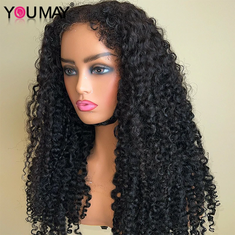 Curly Full Lace Wig With Curly Baby Hair Brazilian Remy Natural Curly Hair Line Lace Front Wigs For Black Women Youmay Virgin