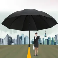 130cm/51.18 Inch High-quality Ten-bone Umbrella, Reinforced Umbrella Frame, Strong Waterproof Windproof, Manual Large Umbrella 2