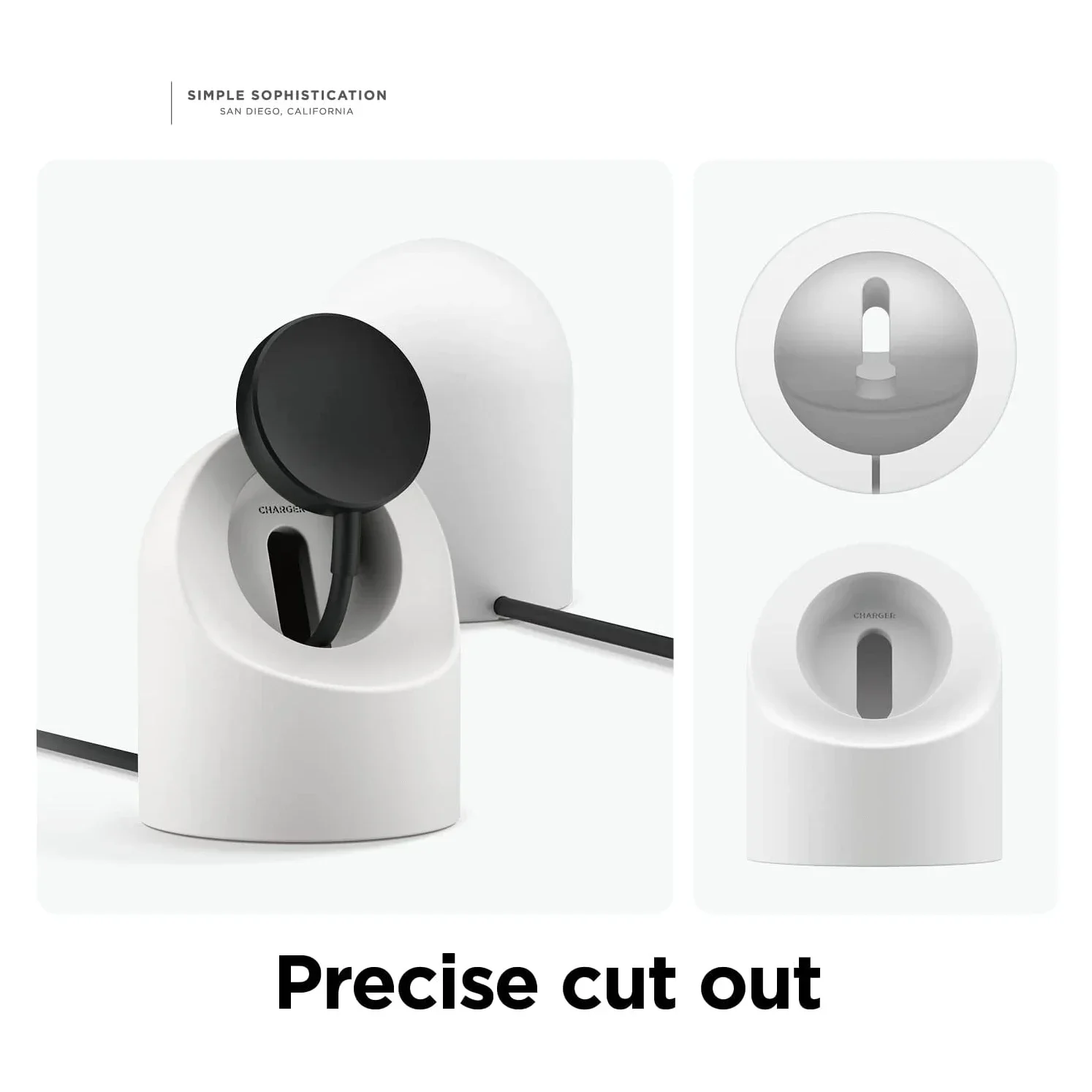 Galaxy Watch Charger Stand Silicone Charger Dock Holder for Samsung Galaxy Watch 7 Ultra 6 Classic 47mm Charging Stand Storage Seat for Galaxy Watch 5 6 7