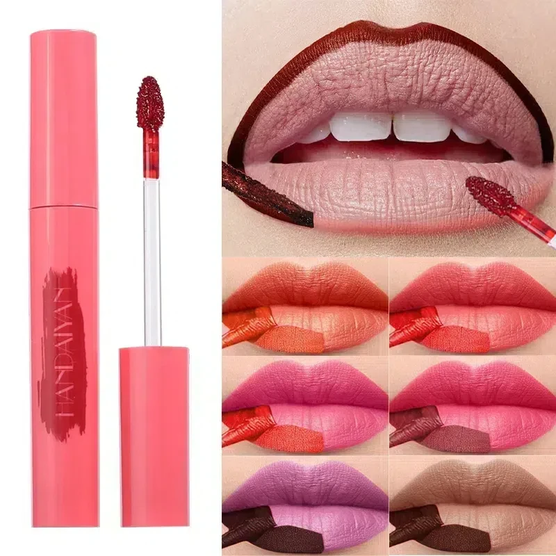 Matte Lip Liner Peel Off Tattoo Lipgloss Waterproof Velvet Lip Tint Red Brown Not Easy Fade Stain Outline Contour Cosmetics